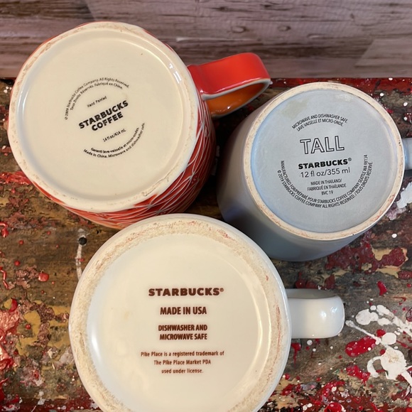 (Get 3!!) Set of Assorted Starbucks Coffee Mugs - Picture 16 of 16